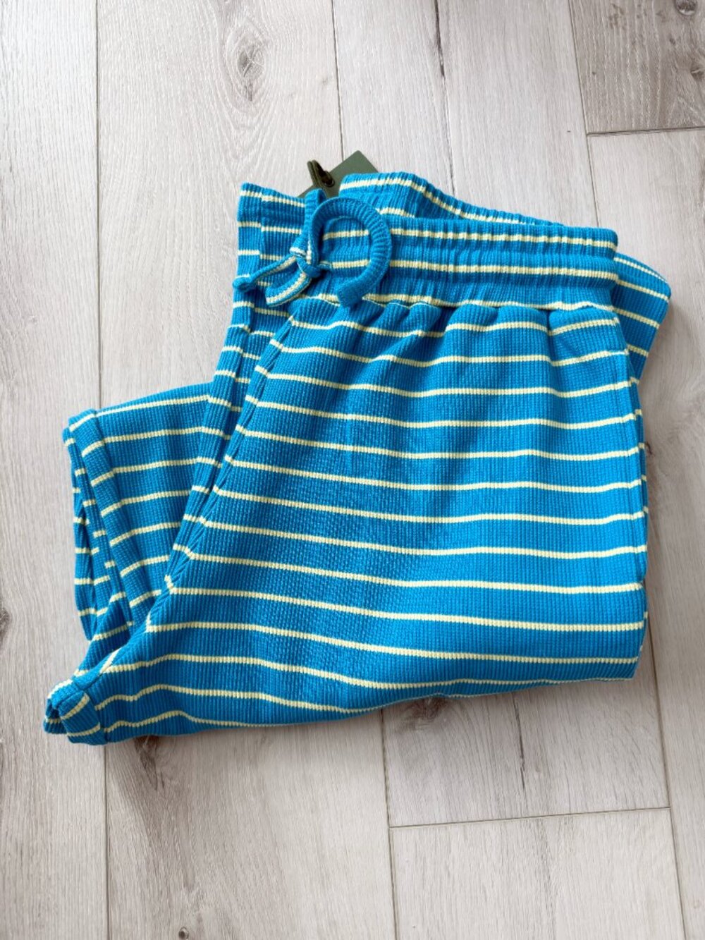 Daily Drills - Thermal Resort Pants - Tide + Lemonade Stripe - Size M/L - Picture 3 of 4